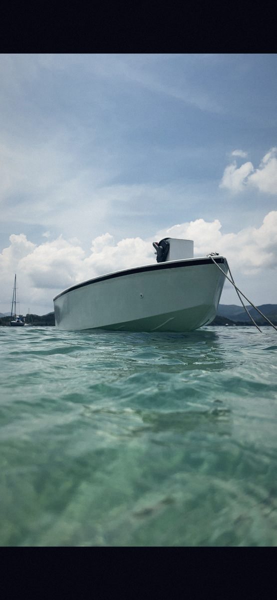 Attack Tender bow view at anchor