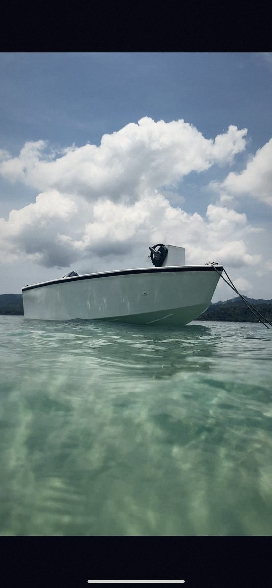 Attack Tender at anchor near sailboats